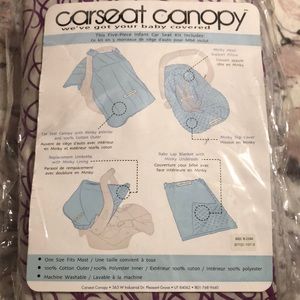 Car Seat Canopy 5 Piece Set NWT